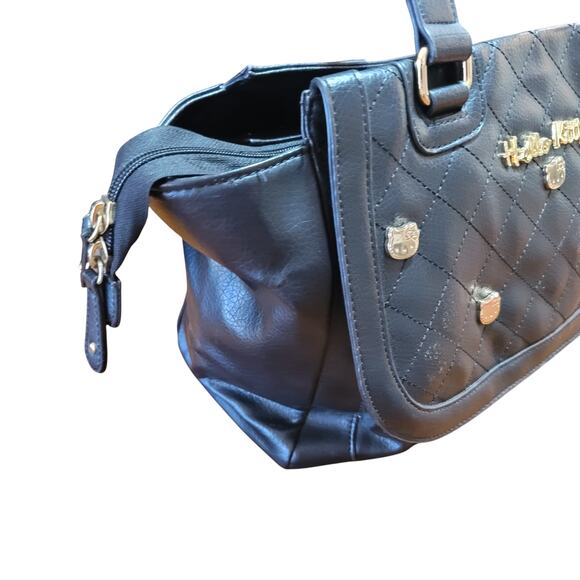 Loungefly Hello Kitty Black Quilted Purse - Picture 4 of 16